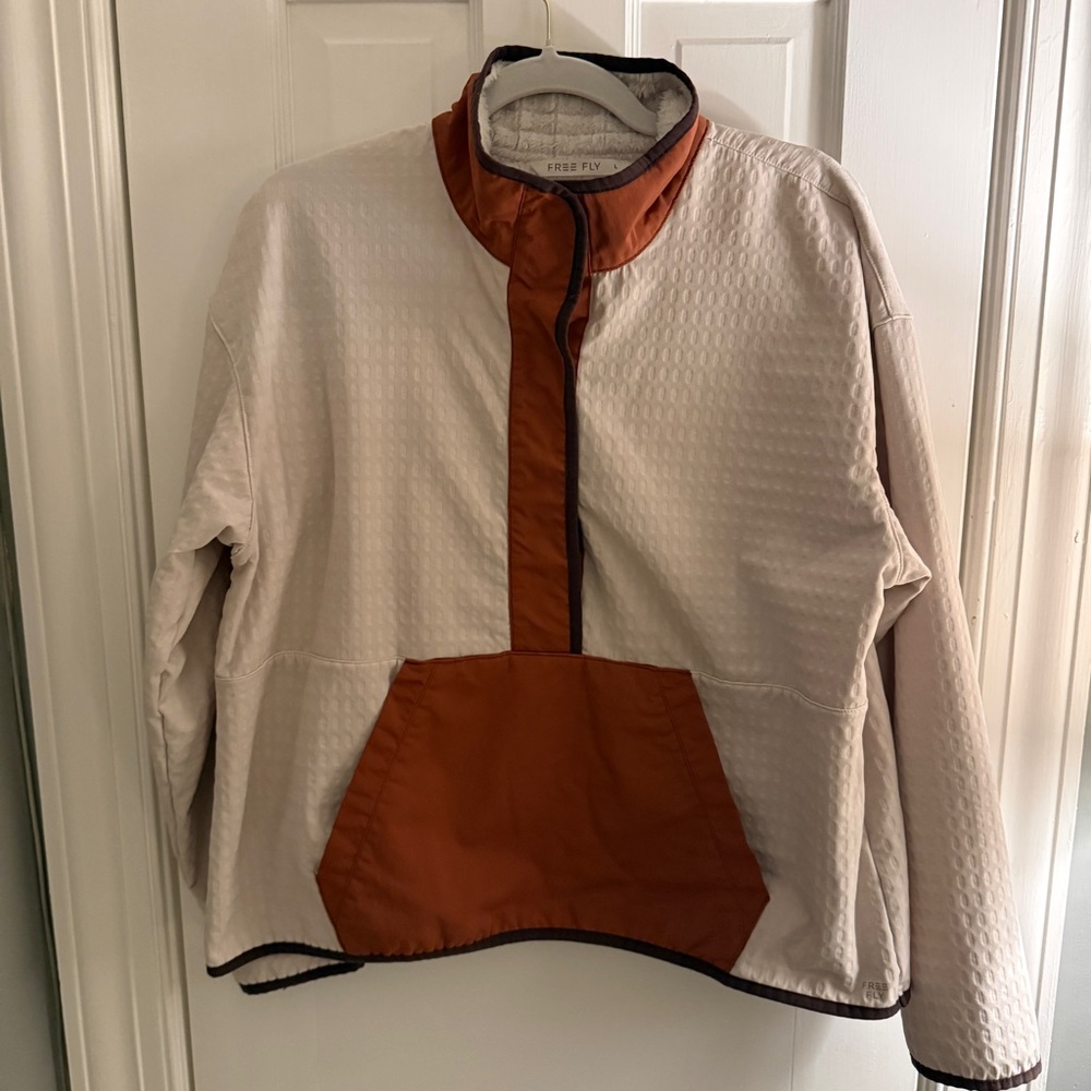 Free Fly Gridback Fleece Snap Pullover | Large - Picture 3 of 9